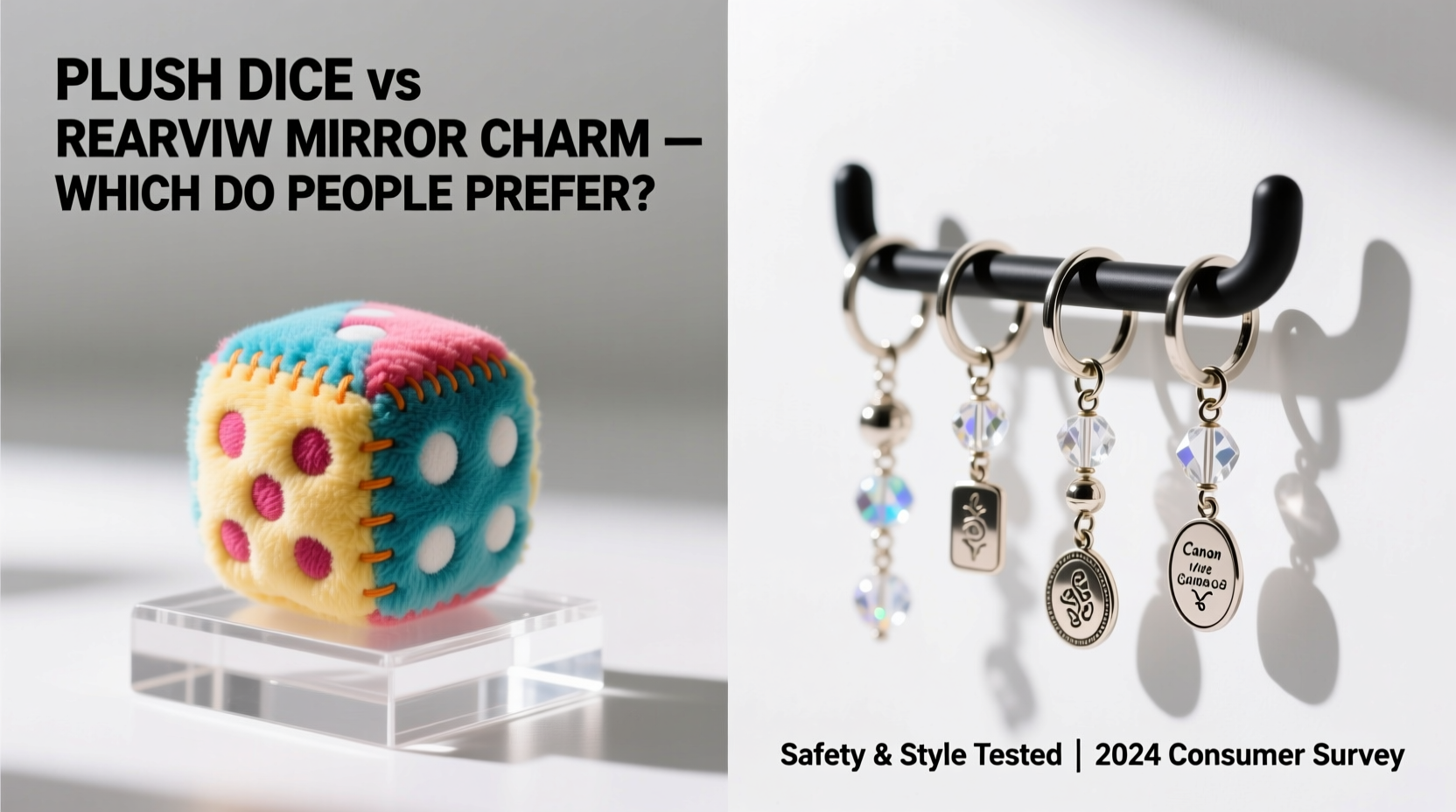 plush dice vs rearview mirror charms which car accessory do people actually prefer and is it safe