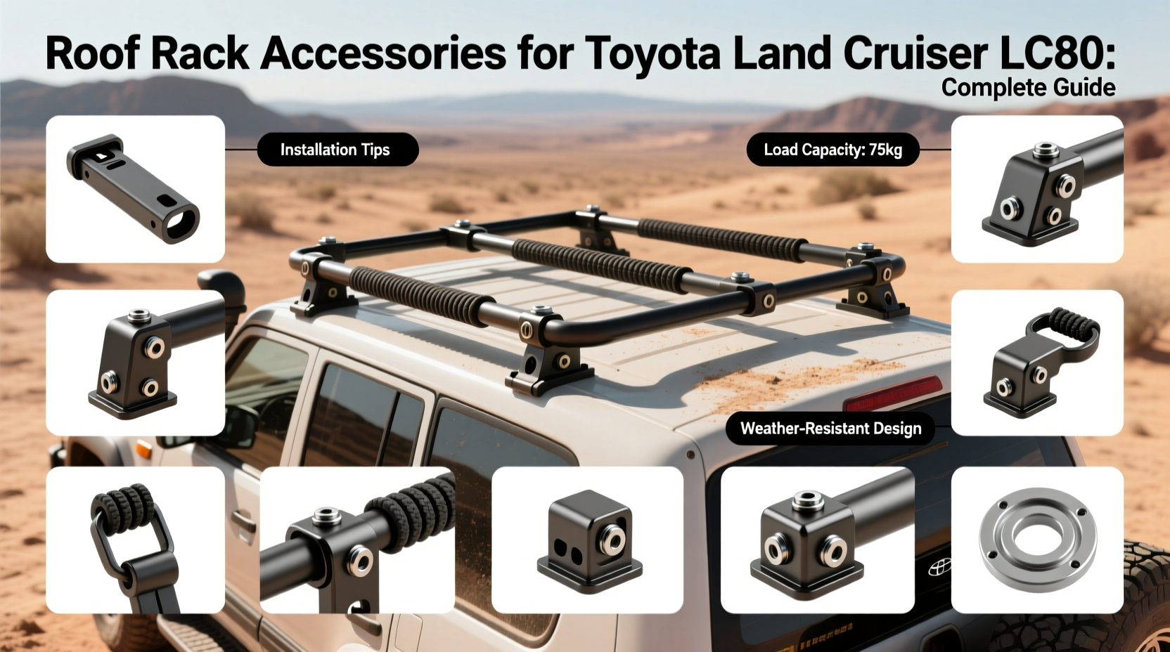 roof rack accessories lc80