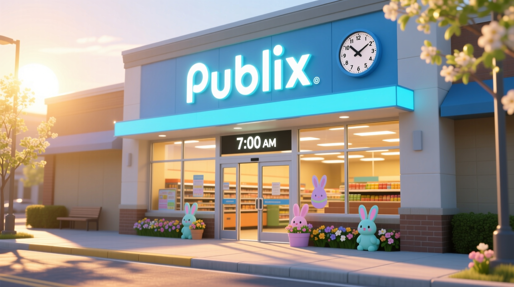 what time does publix open on easter