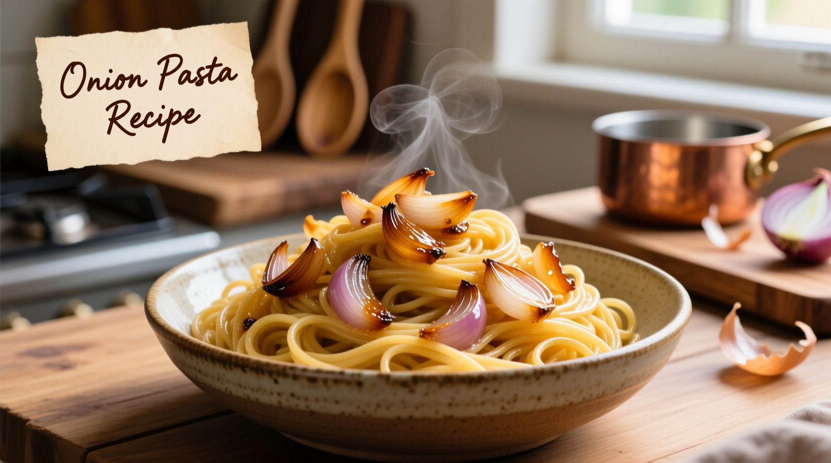 onion pasta recipe