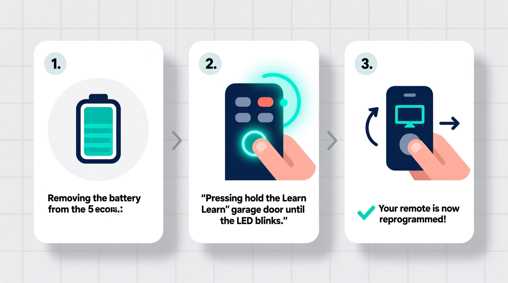 step by step guide to resetting and reprogramming your garage door remote easily
