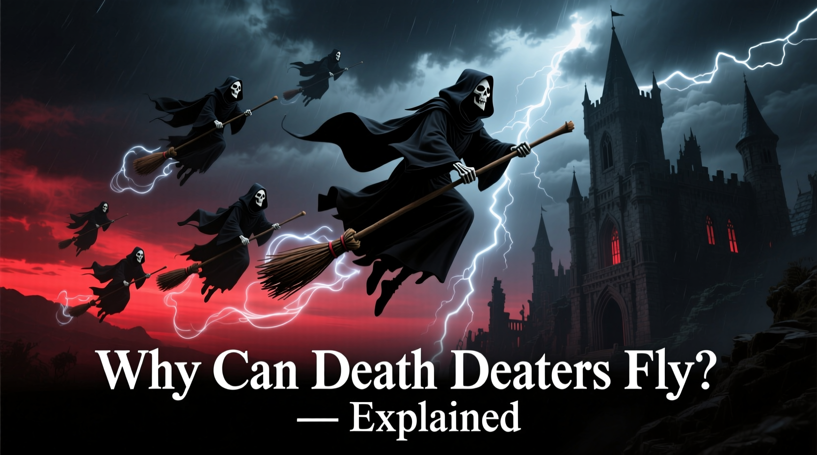 why can death eaters fly in harry potter flight explained