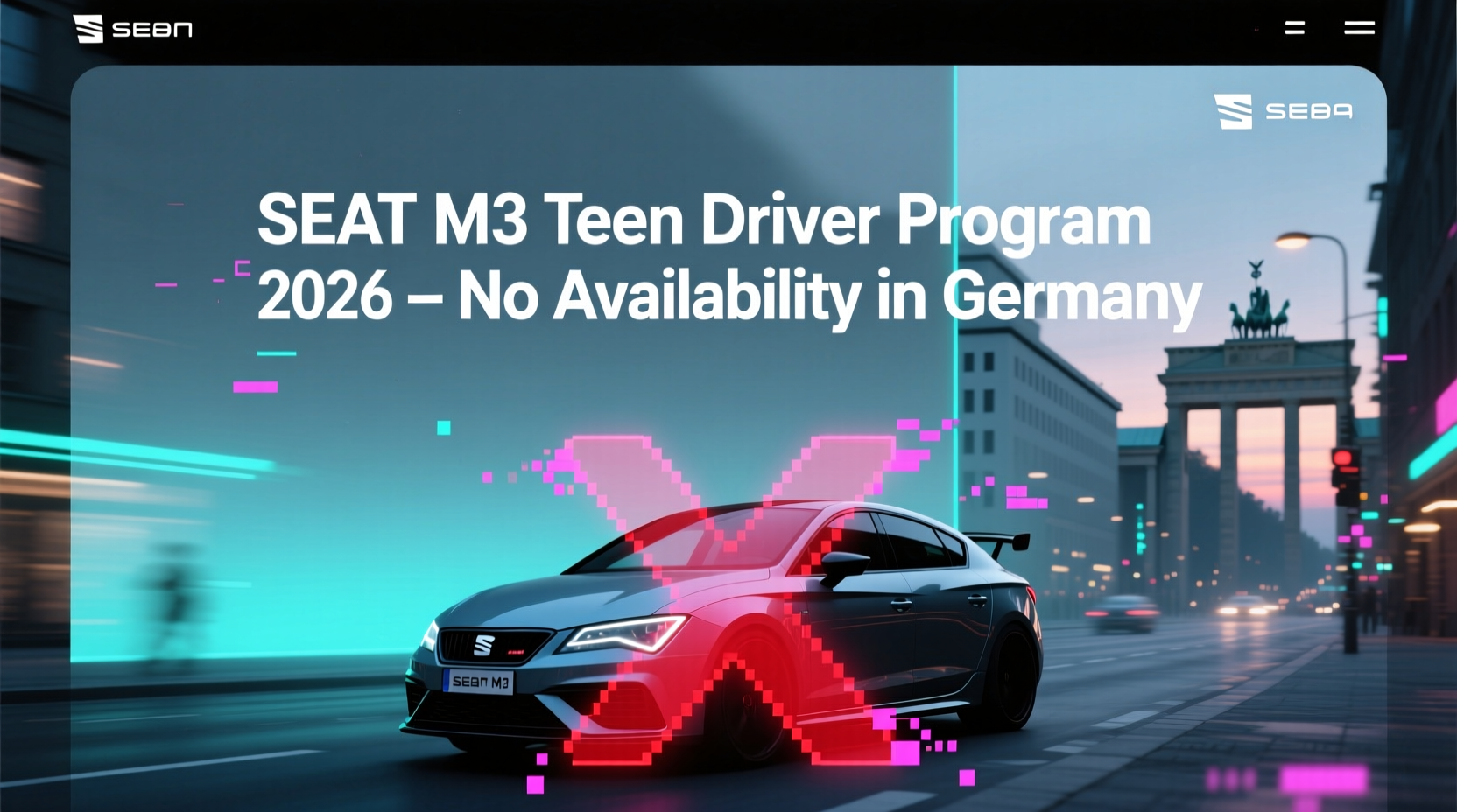 seat m3 teen driver germany 2026