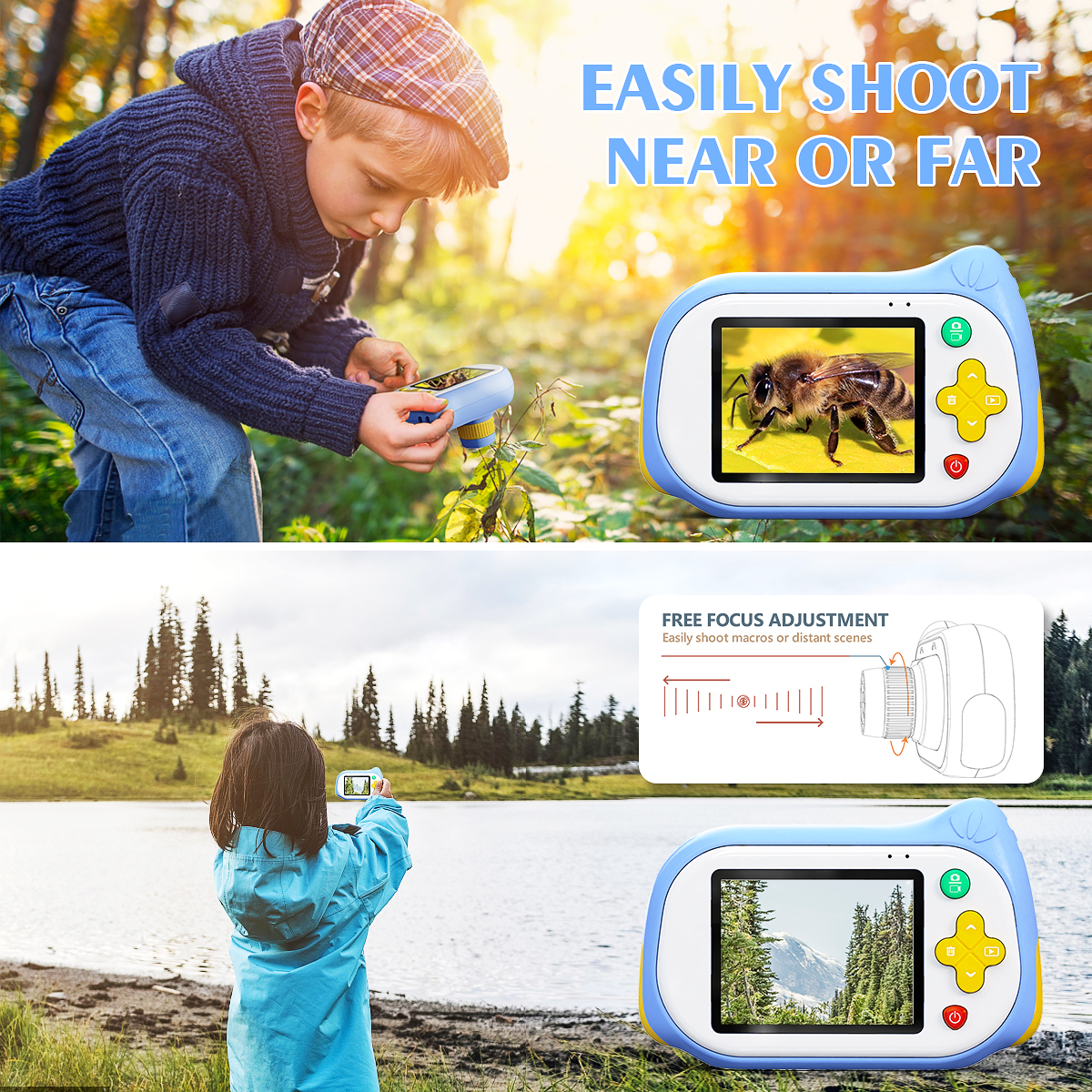 Dropshipping Wholesale 15 Mega Pixel Mini Cheap Wifi APP Digital Student Table Camera for Kids
