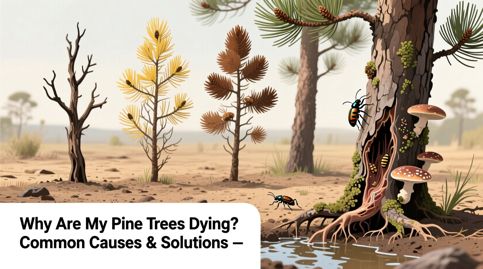 why are my pine trees dying common causes solutions 2