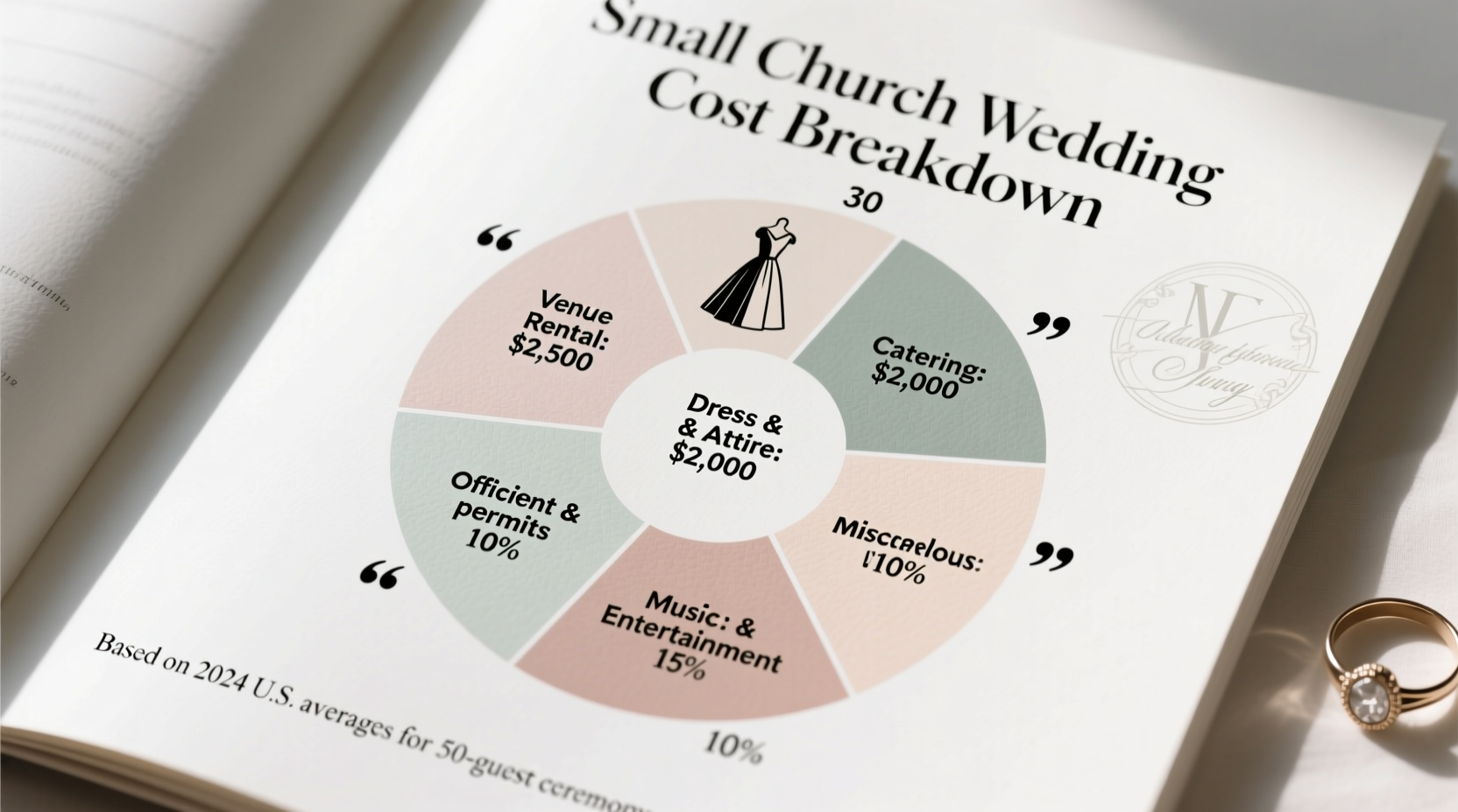 how much does a small church wedding cost