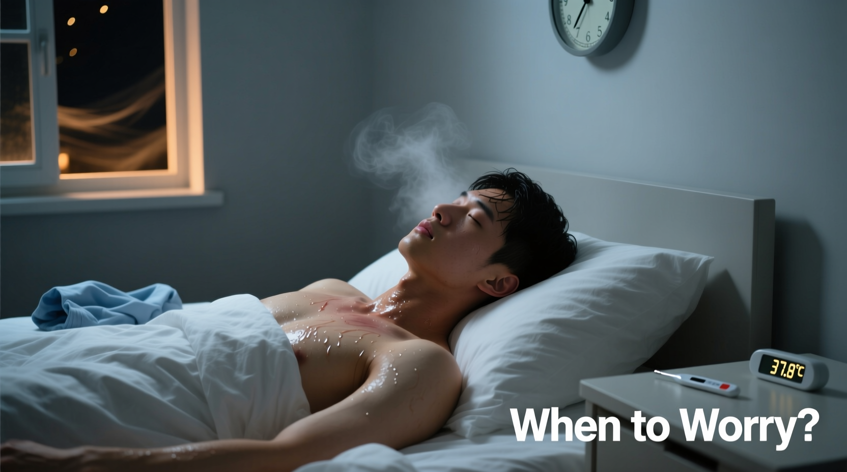 why do i sweat so much at night causes when to worry