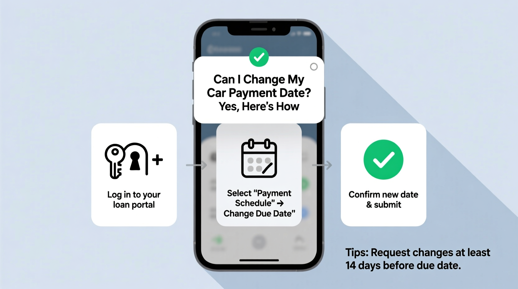 can i change my car payment date