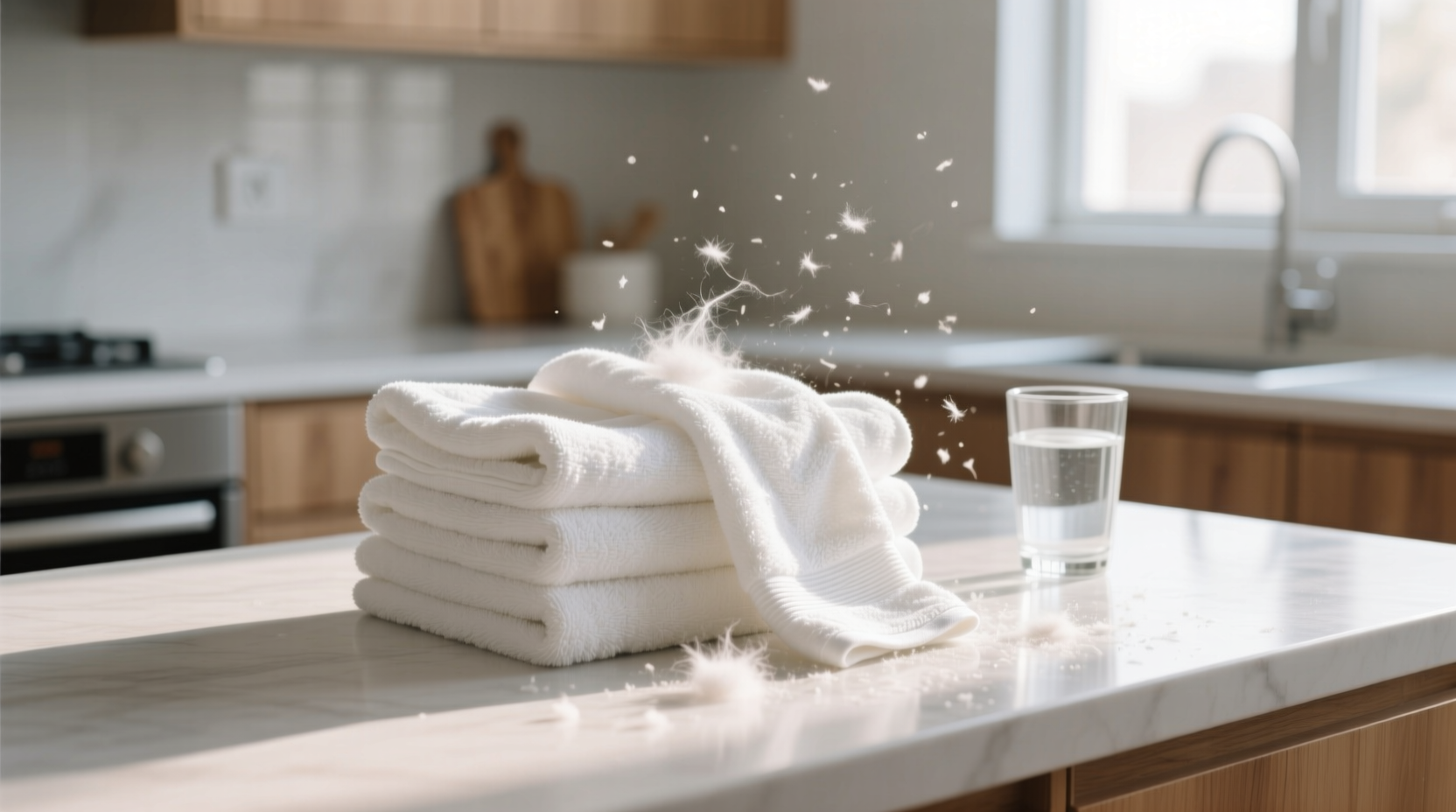 how to keep new towels from shedding everywhere