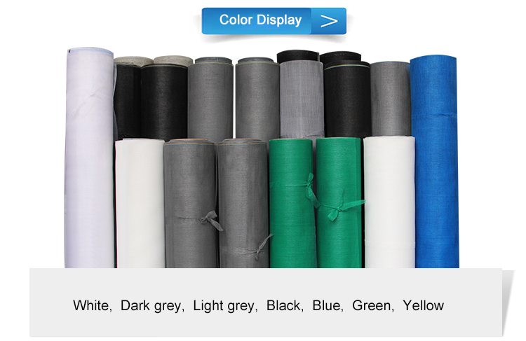 PVC Coated Mosquito Net Roll 18*16 Mesh Fiberglass Insect Fly Window Screen Mesh