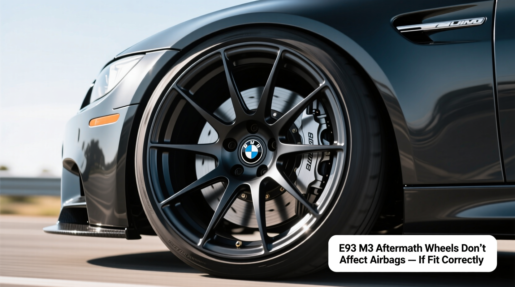 E93 Rims Deep E93 M3 Aftermarket Wheels Don’t Affect Airbags — If Fit Correctly