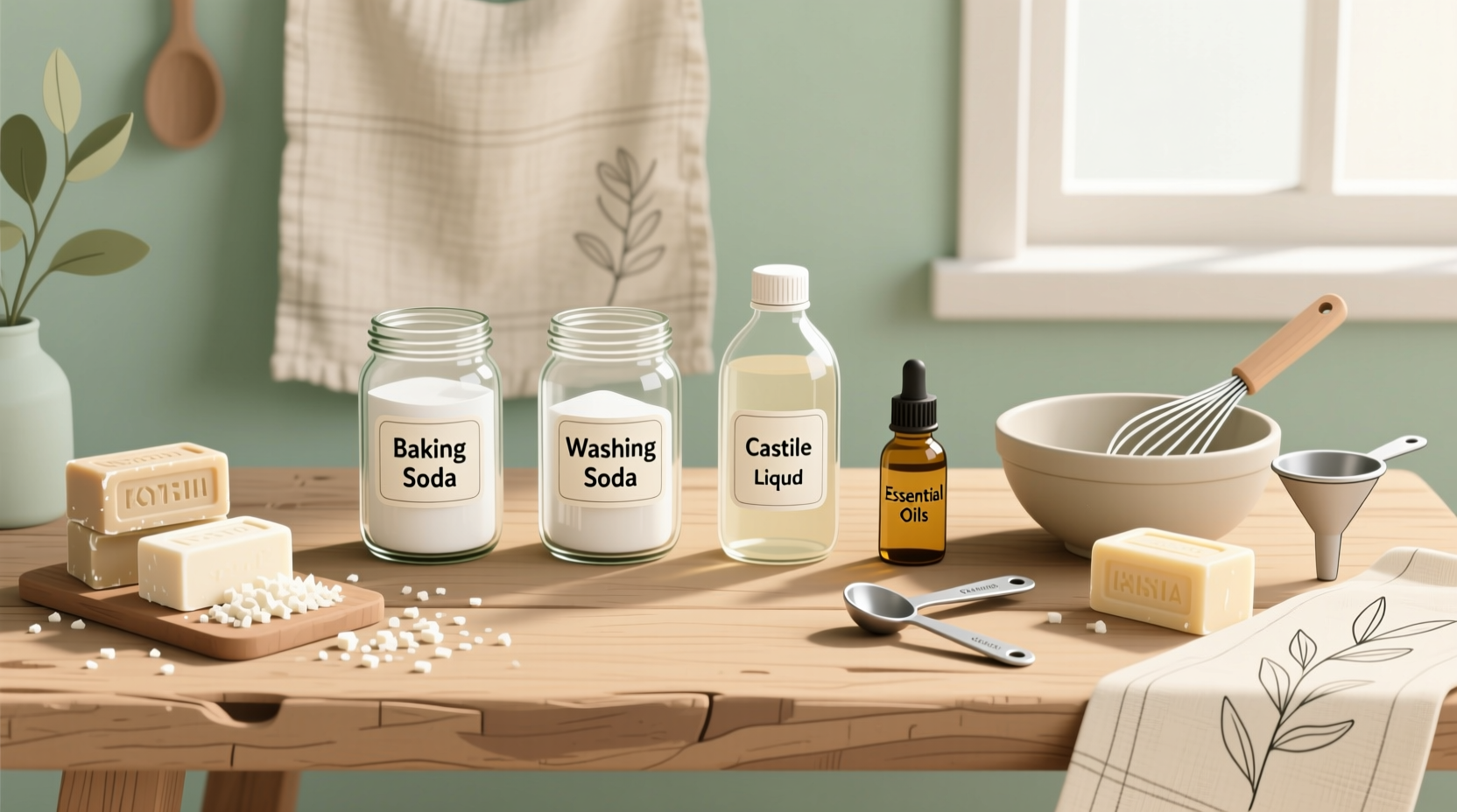 how to make homemade laundry detergent