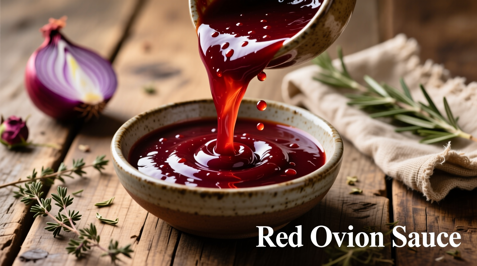 red onion sauce