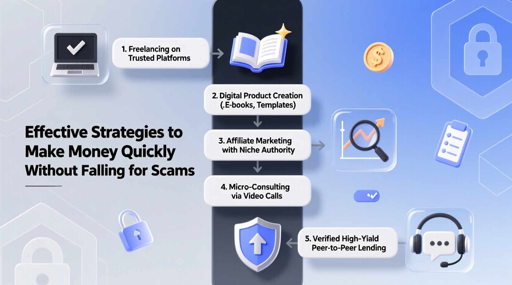 effective strategies for making lots of money quickly without falling for scams