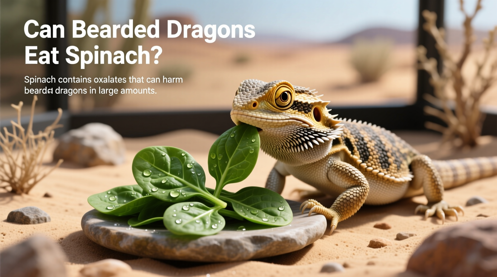 can bearded dragons eat spinach