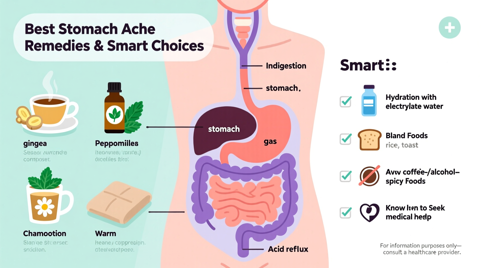 guide to whats best for stomach ache remedies and smart choices