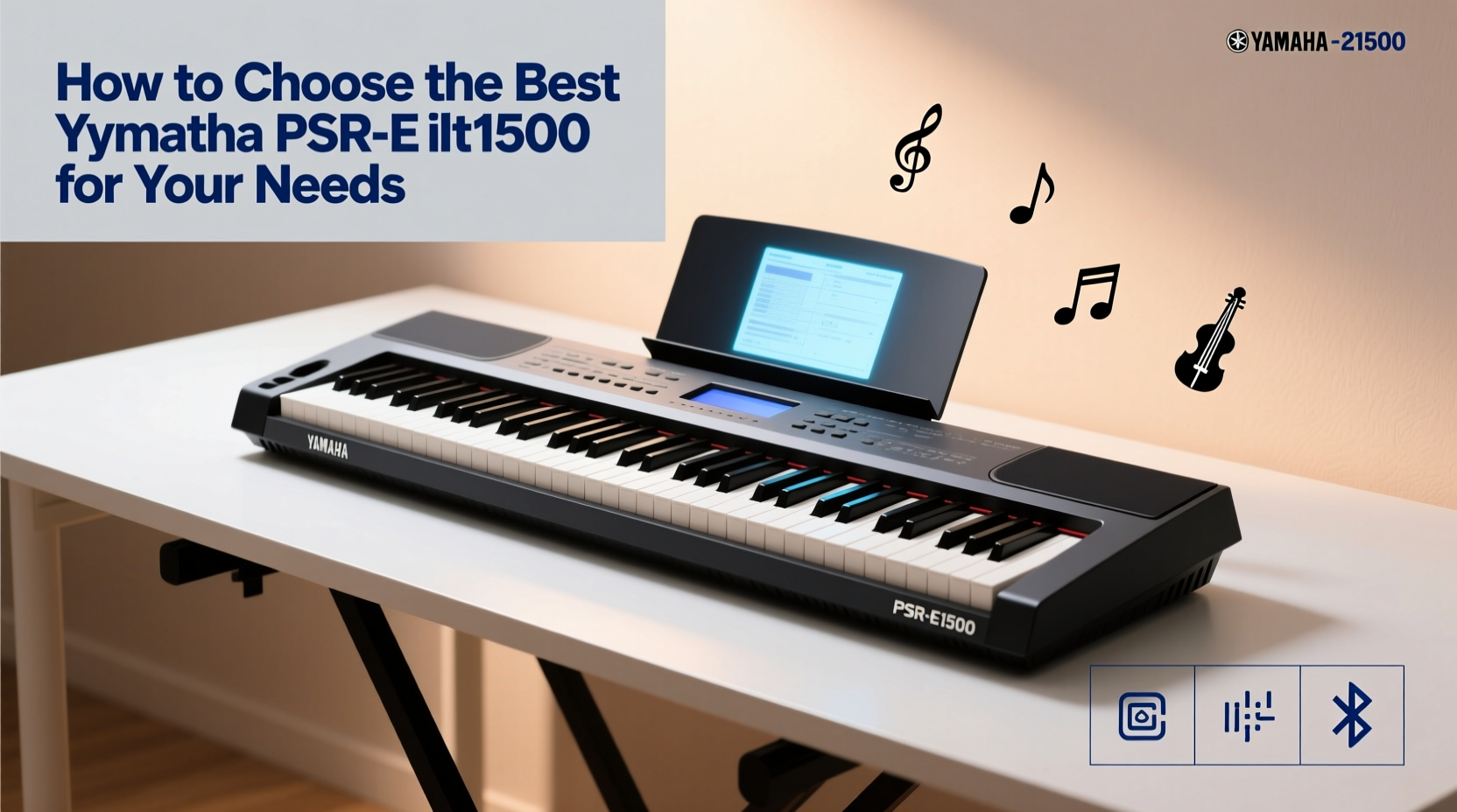 yamaha keyboard psr1500 in