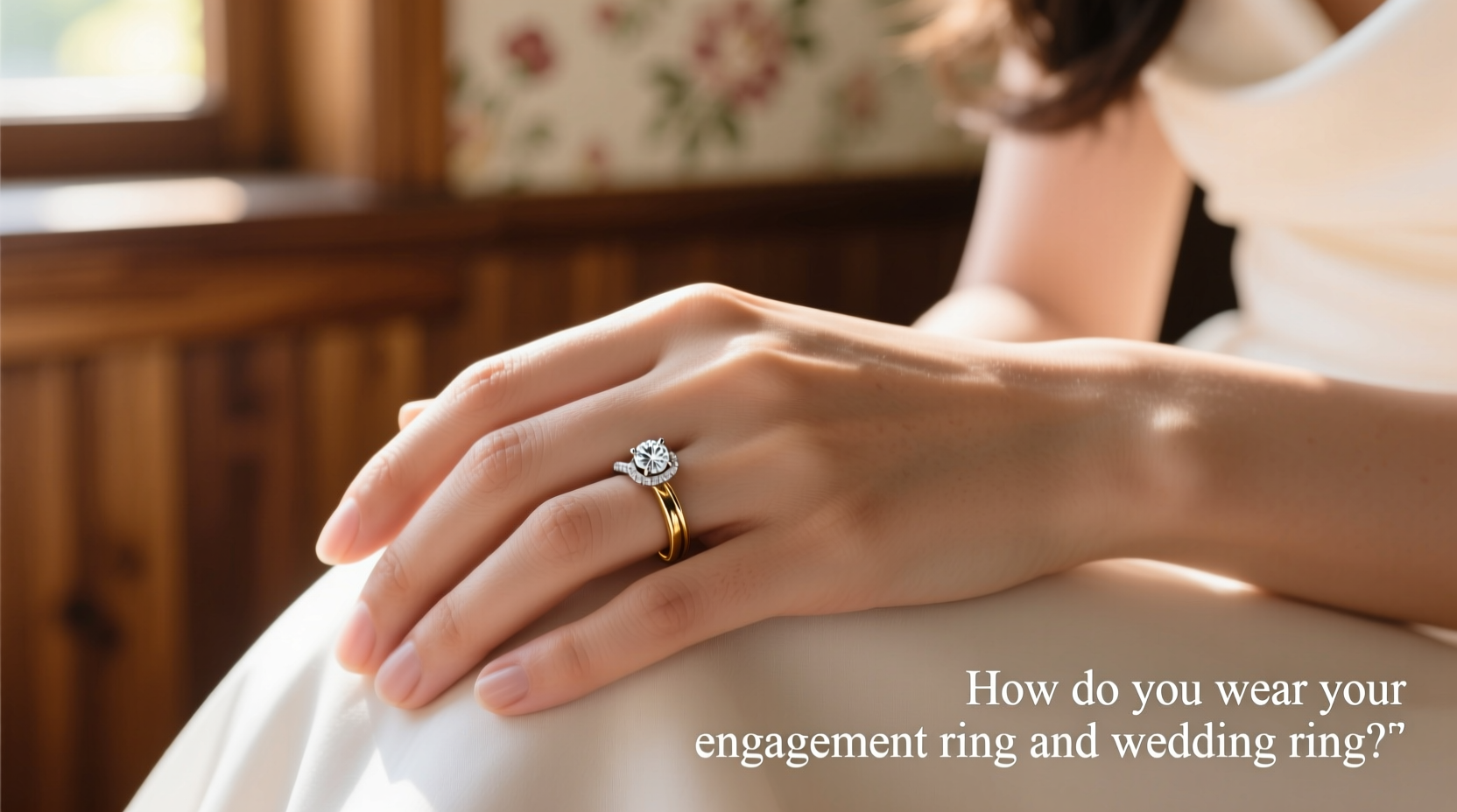 how do you wear your engagement ring and wedding ring
