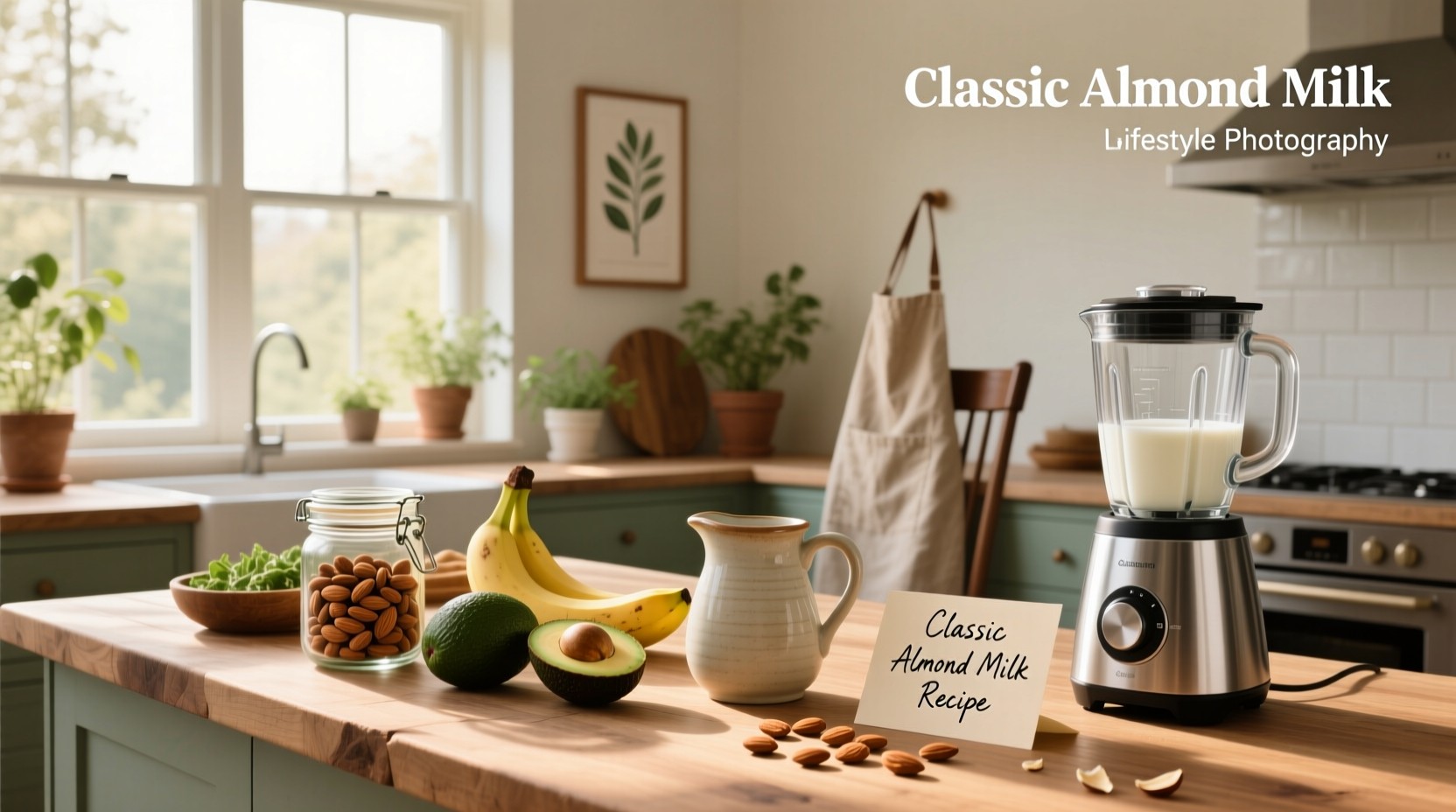 almond milk recipes at home