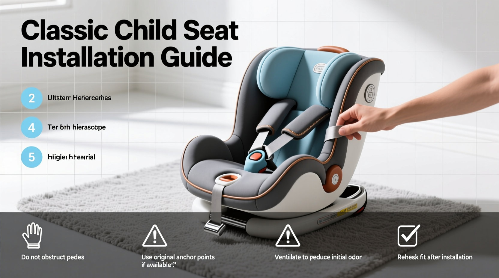 1960's child car seat