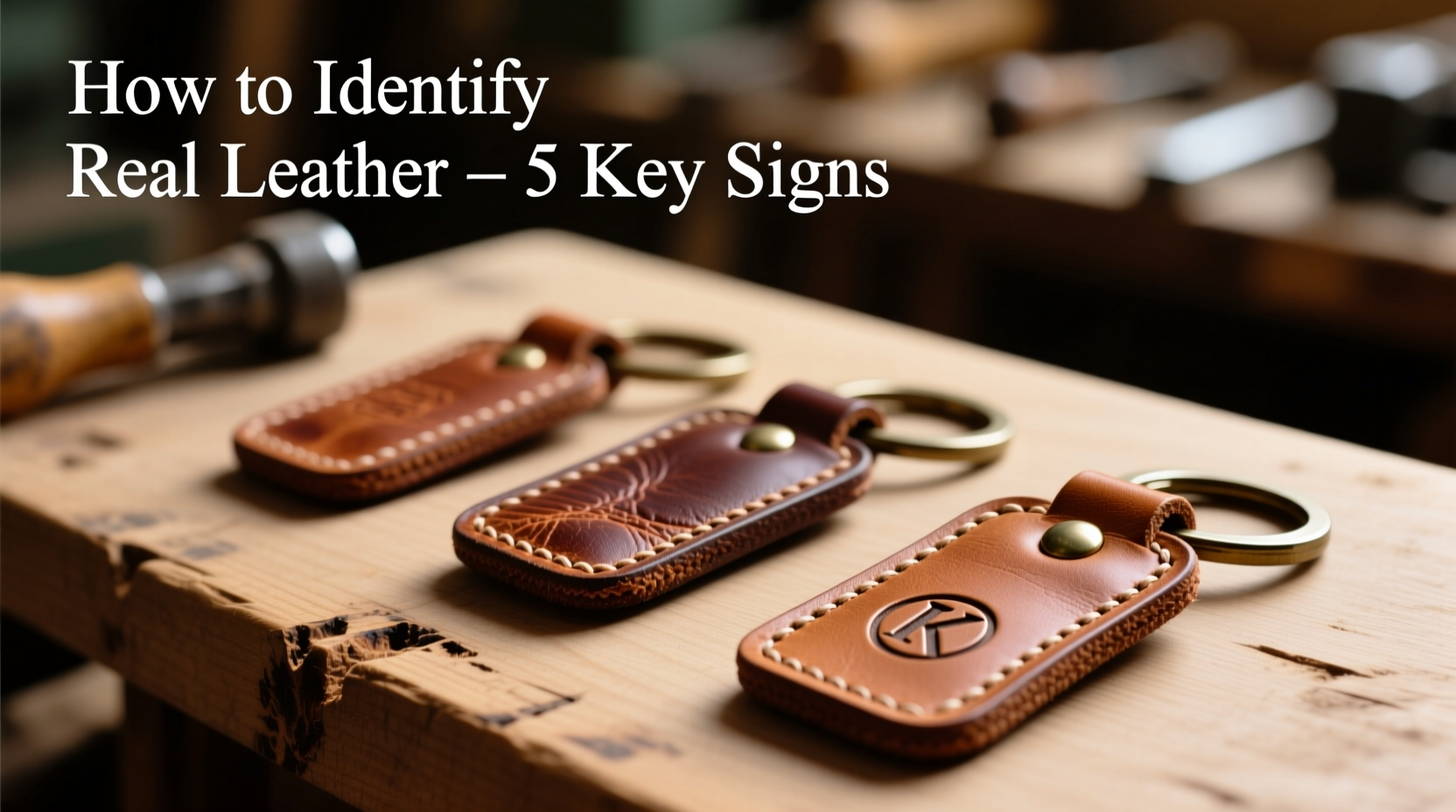 how to identify and choose high quality real leather keychains for lasting durability