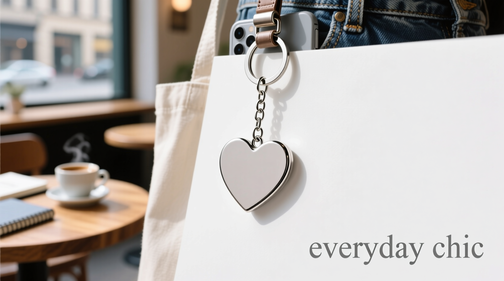 chic and practical tips for styling a simple heart keychain every day