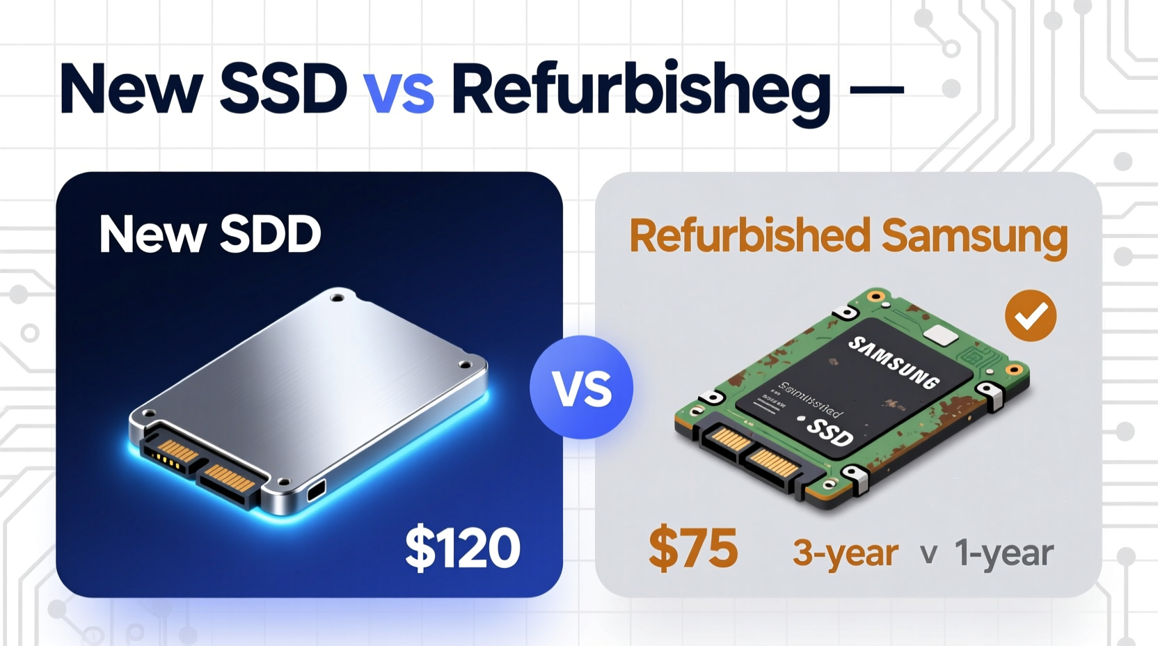new ssd vs refurbished samsung is the extra cost really worth it
