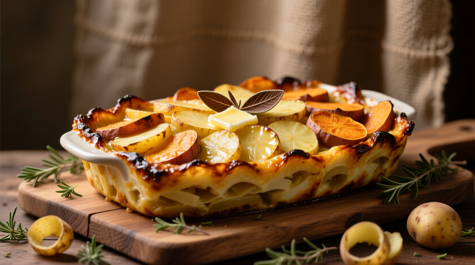 yukon gold and sweet potatoes anna