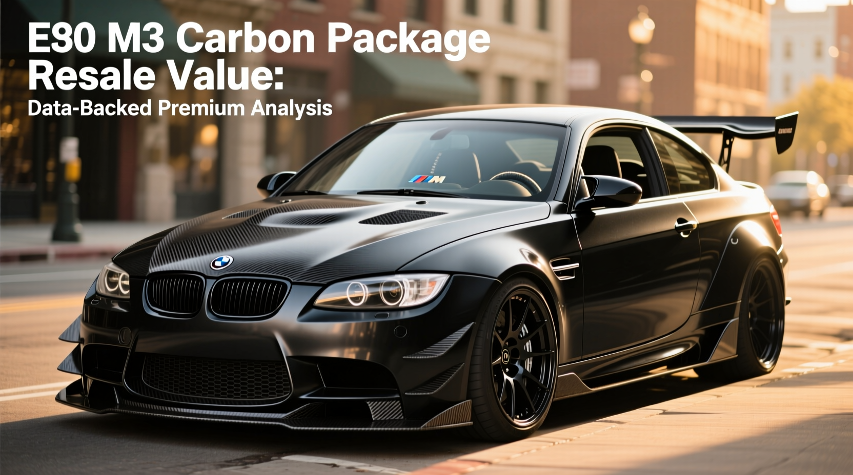 e90 m3 carbon resale value