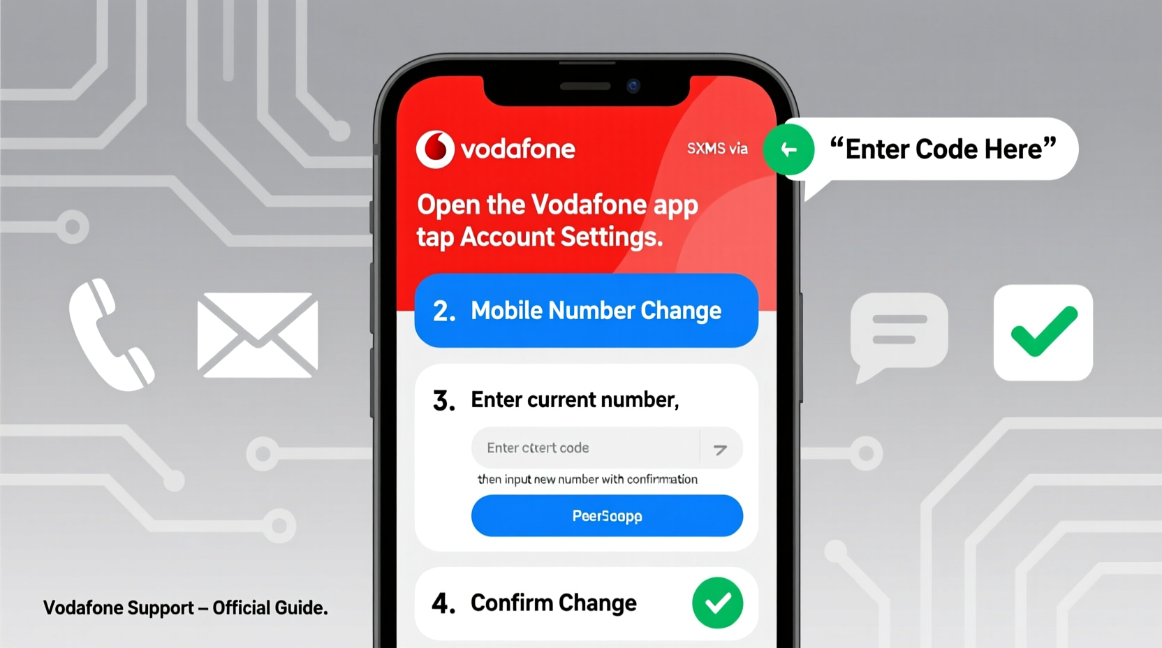 step by step guide to changing your vodafone mobile phone number easily