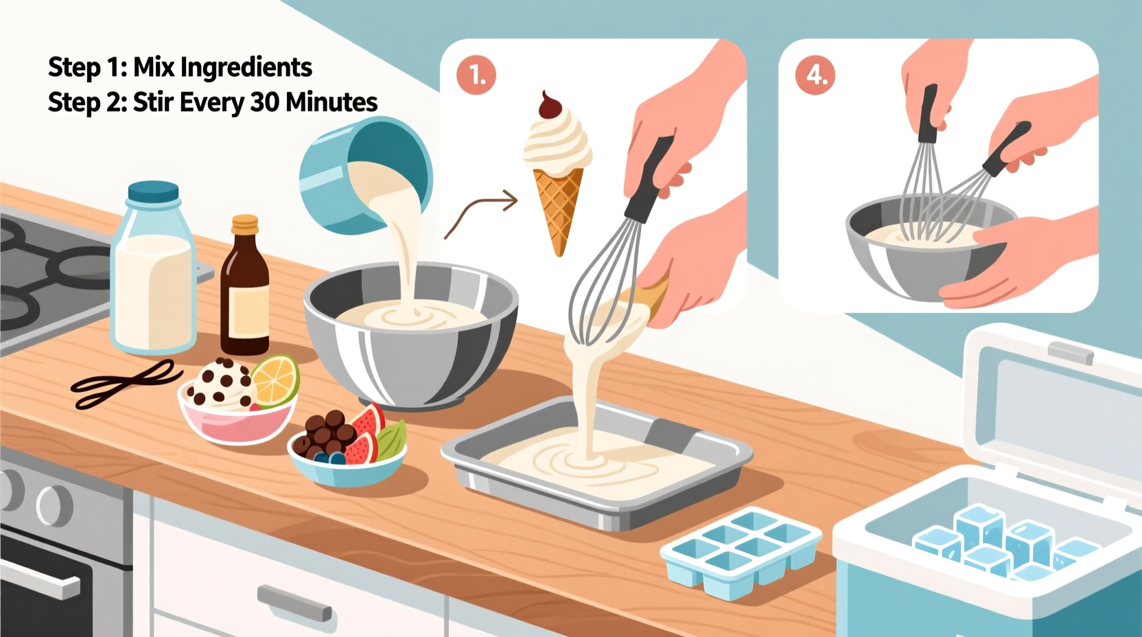make ice cream without an ice cream machine