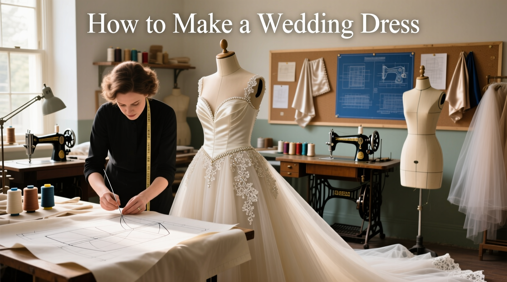 how do you make a wedding dress