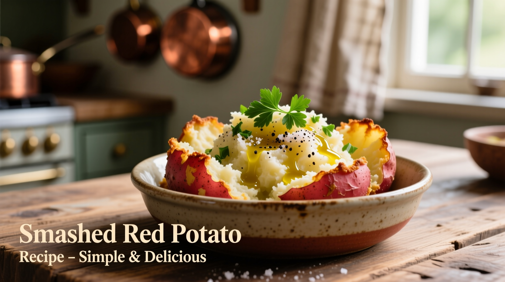 Perfect Smashed Red Potato Recipe in 45 Minutes