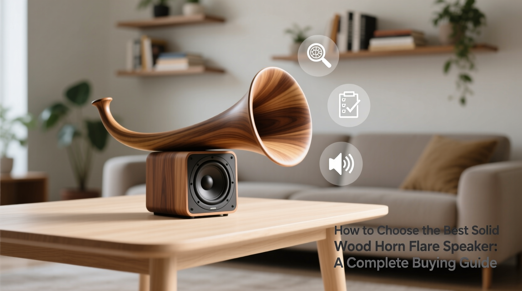 solid wood horn flare