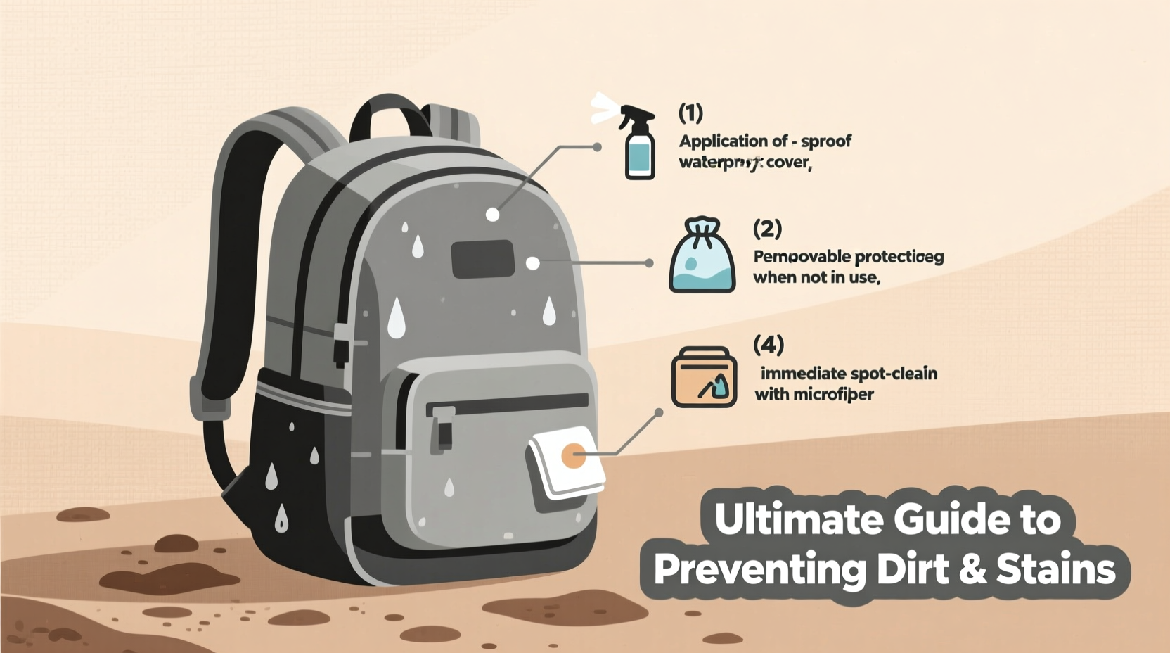 ultimate guide to preventing dirt and stains on your backpack practical protection tips