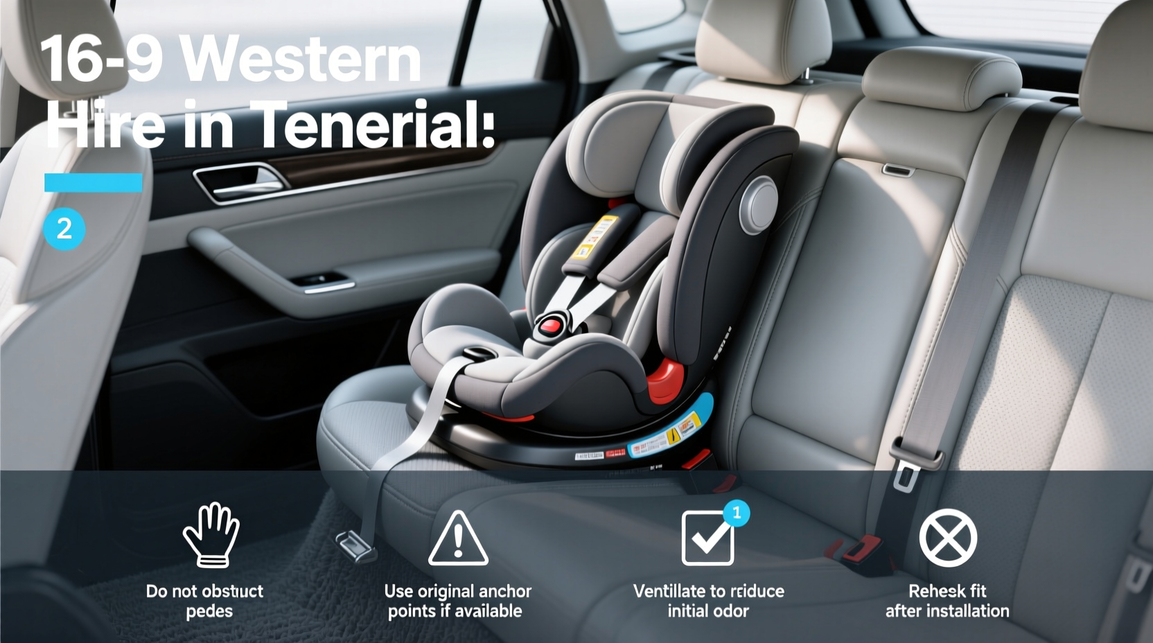 How to Choose Car Hire Tenerife Child Seat: Buying Guide