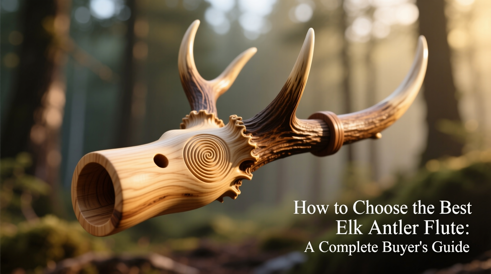 elk antler flute