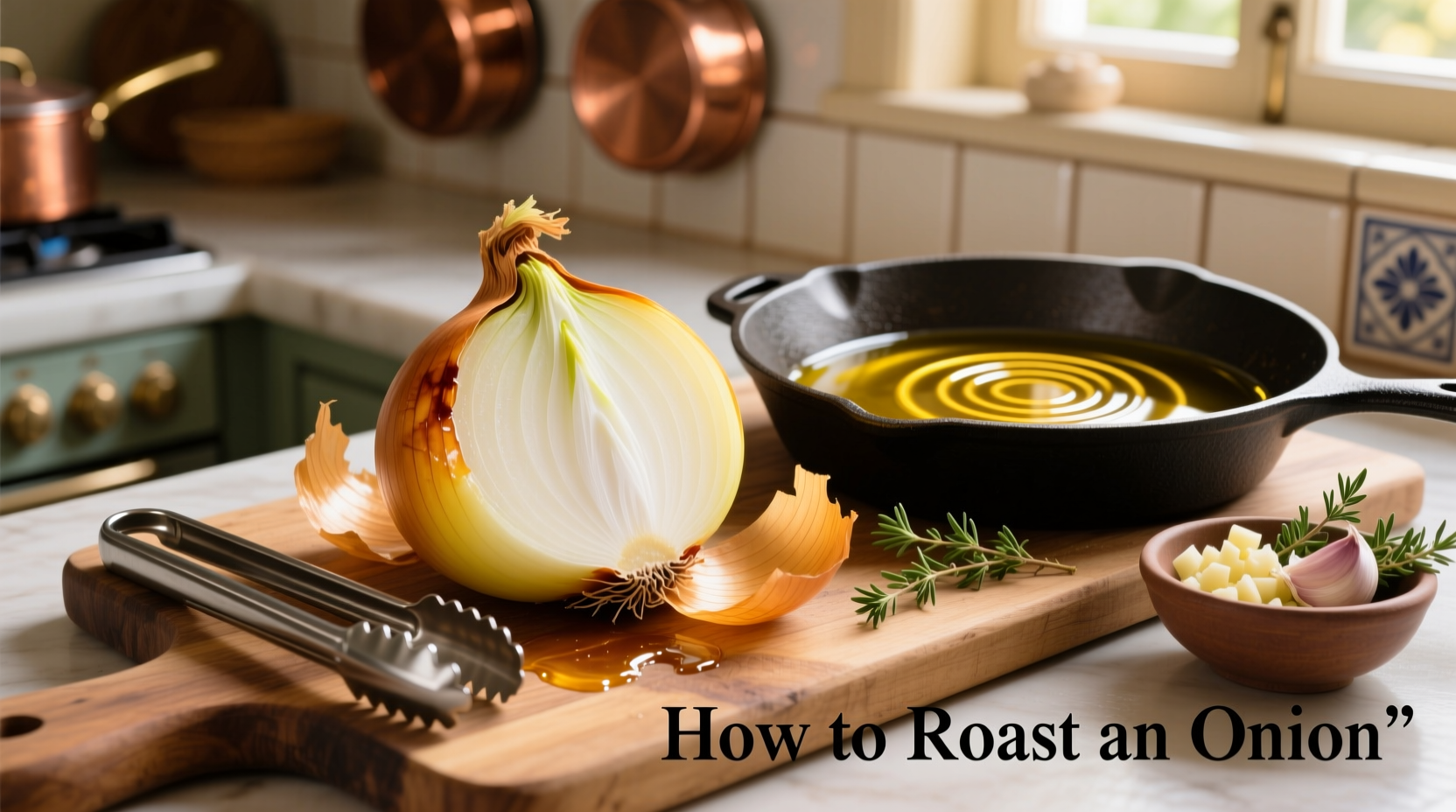 how to roast an onion