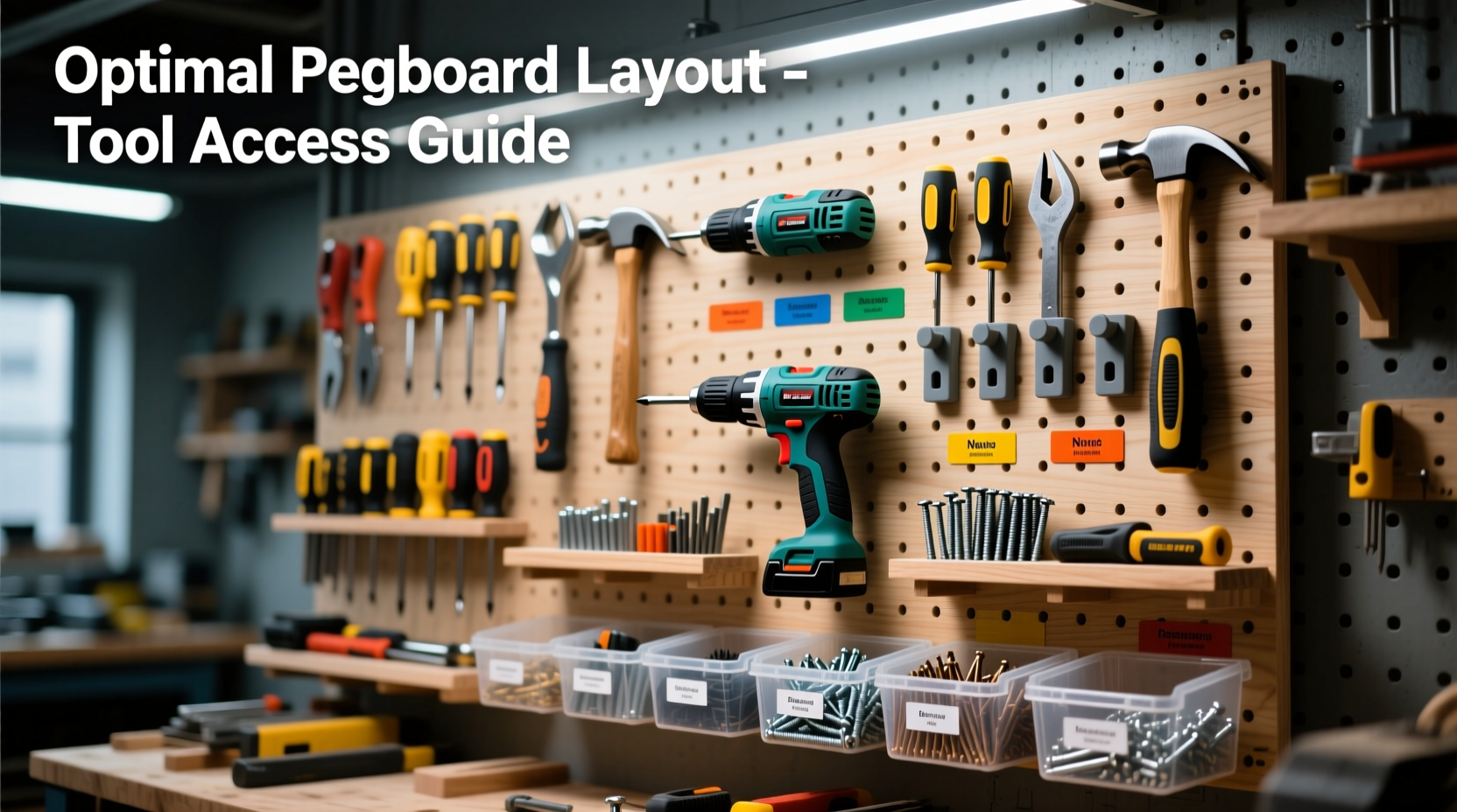 how to find the best way to organize tools on pegboard for easy access