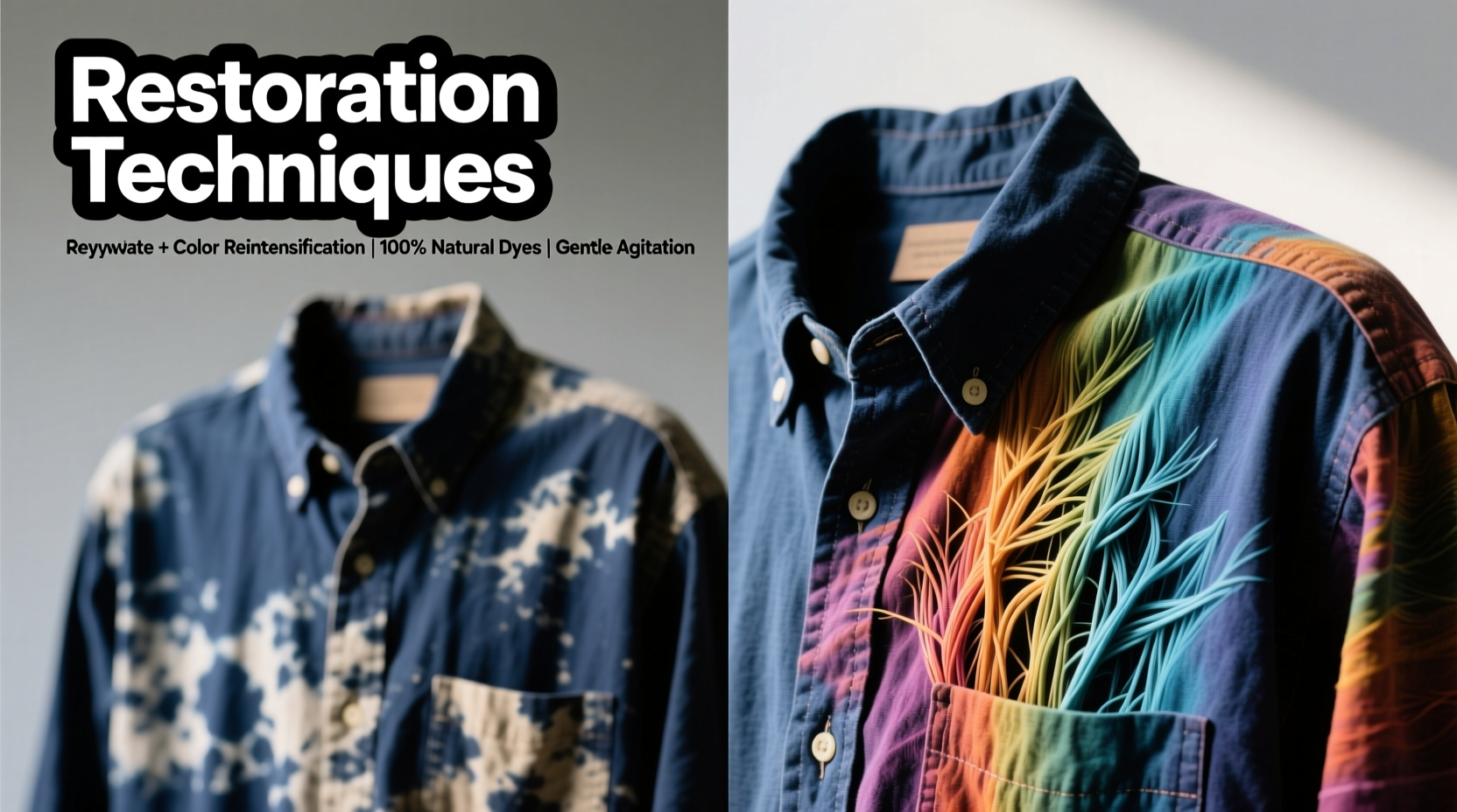 effective techniques to restore and brighten the color of faded garments