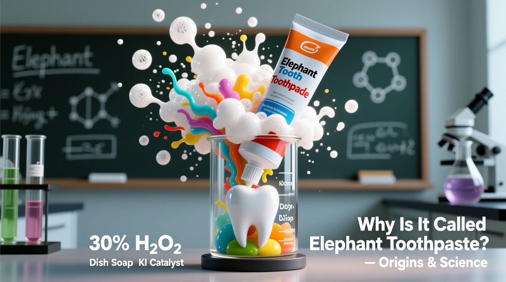 why is it called elephant toothpaste origins science