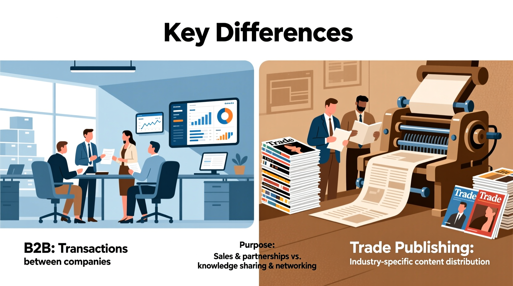 are b2b and trade publishing the same thing