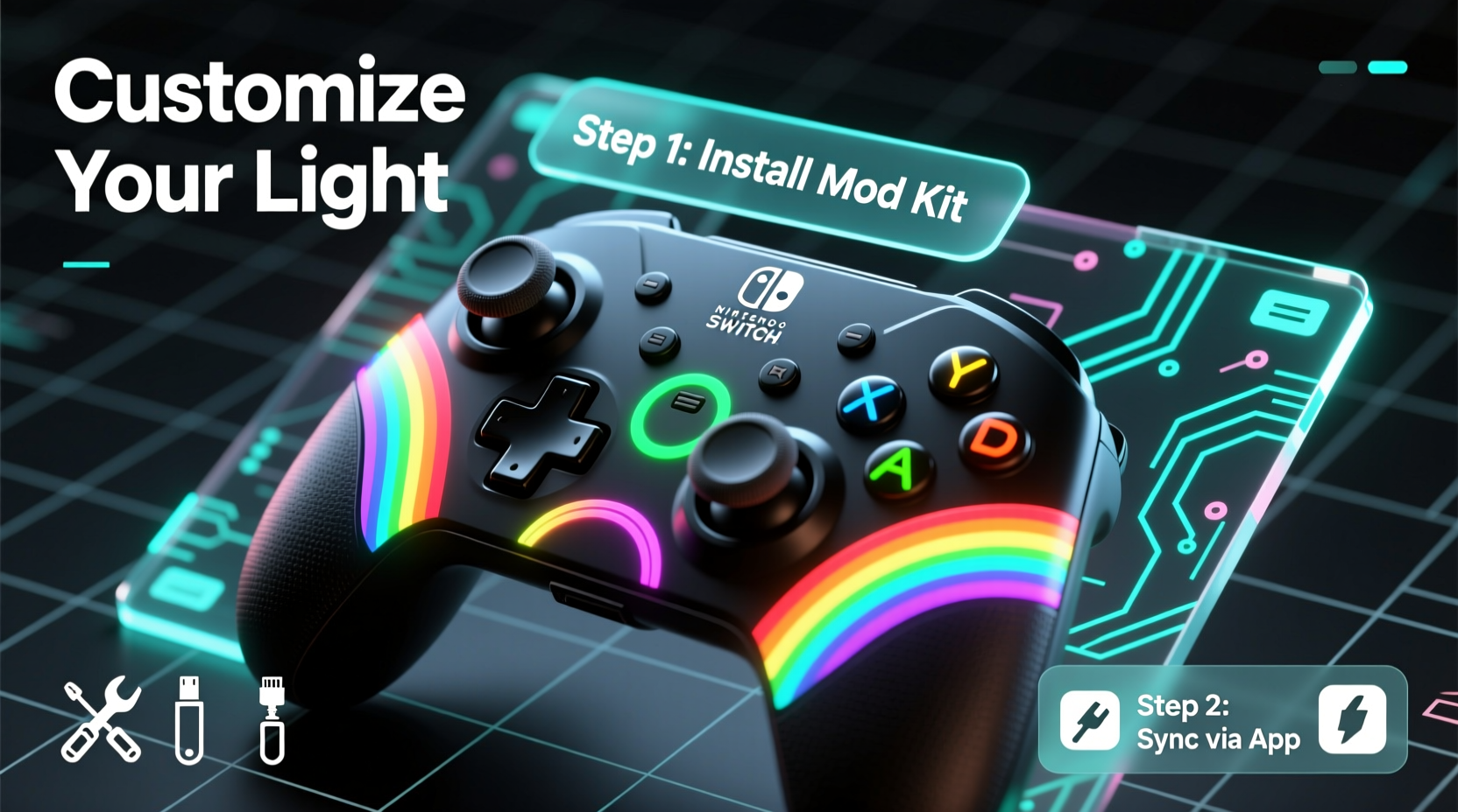 ultimate guide to customizing rgb led lighting on your nintendo switch gamepad