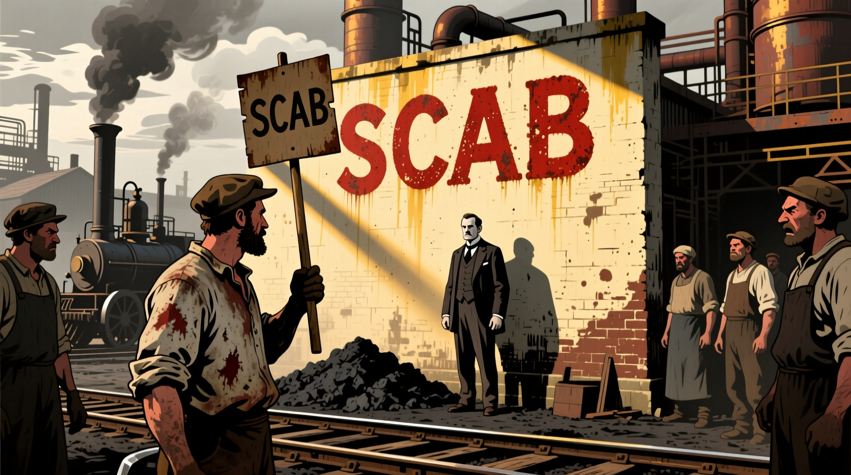 why are strikebreakers called scabs meaning origins explained