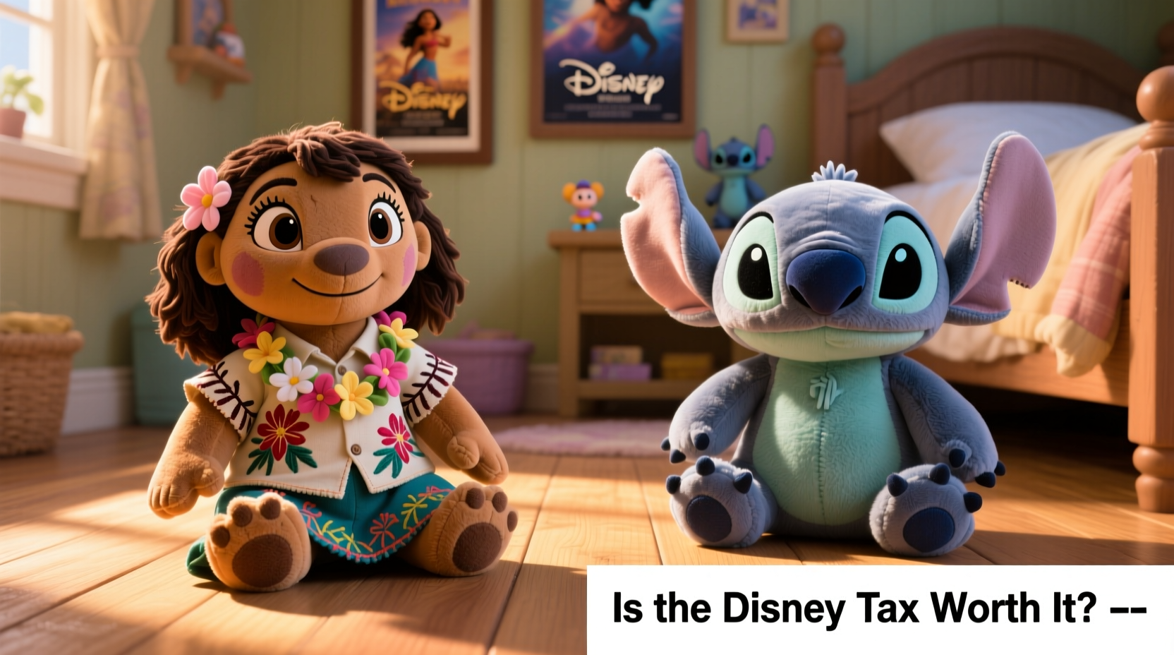 lilo plush vs generic plush is the disney tax worth it