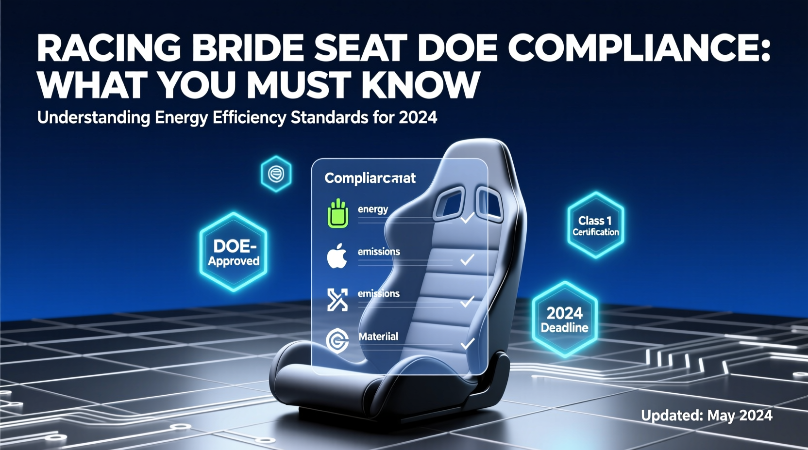 racing bride seat doe compliance