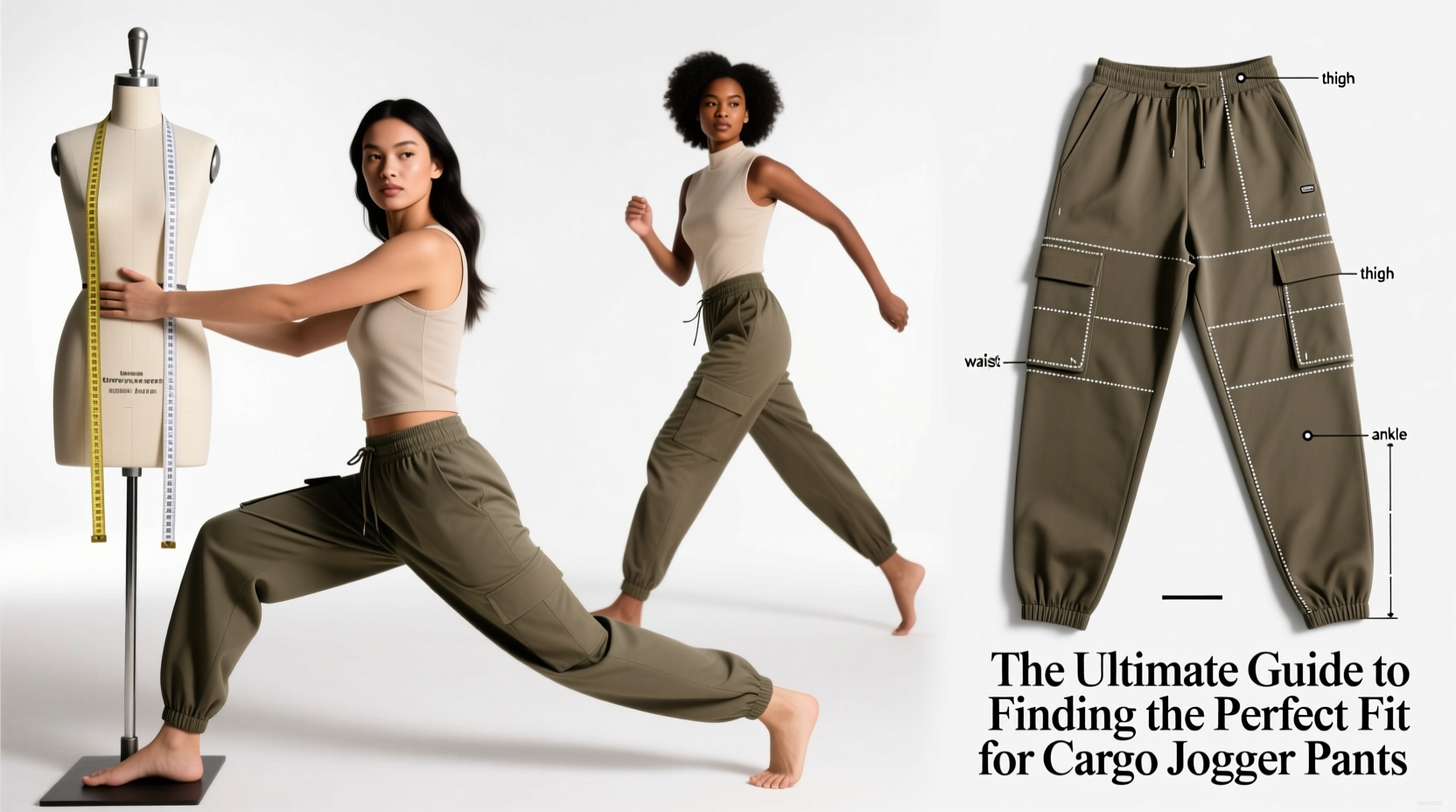 the ultimate guide to finding the perfect fit for cargo jogger pants