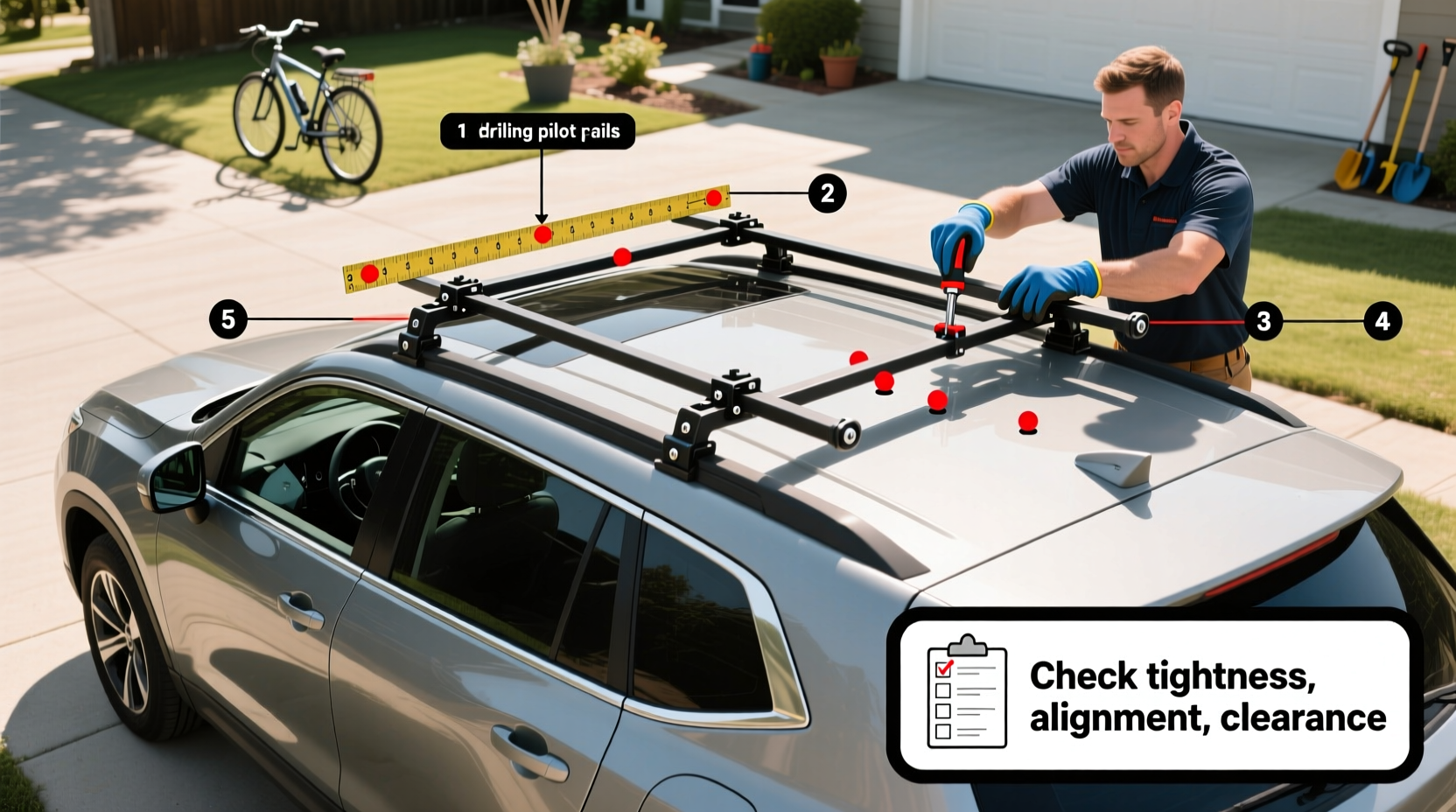 roof rack installation