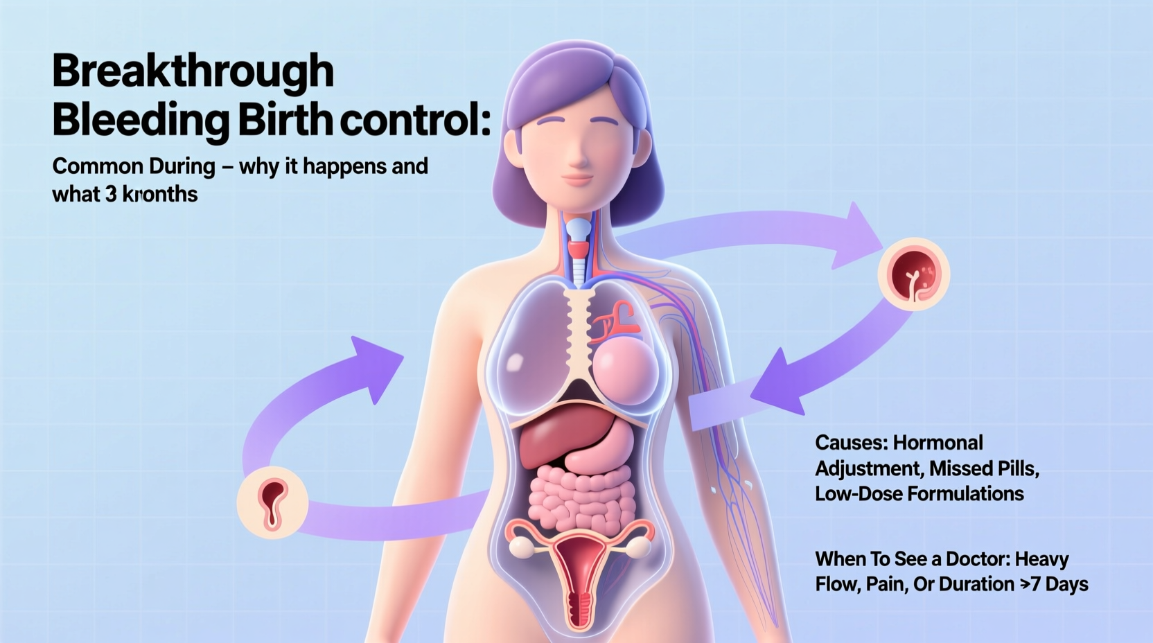 bleeding on birth control why it happens what to know