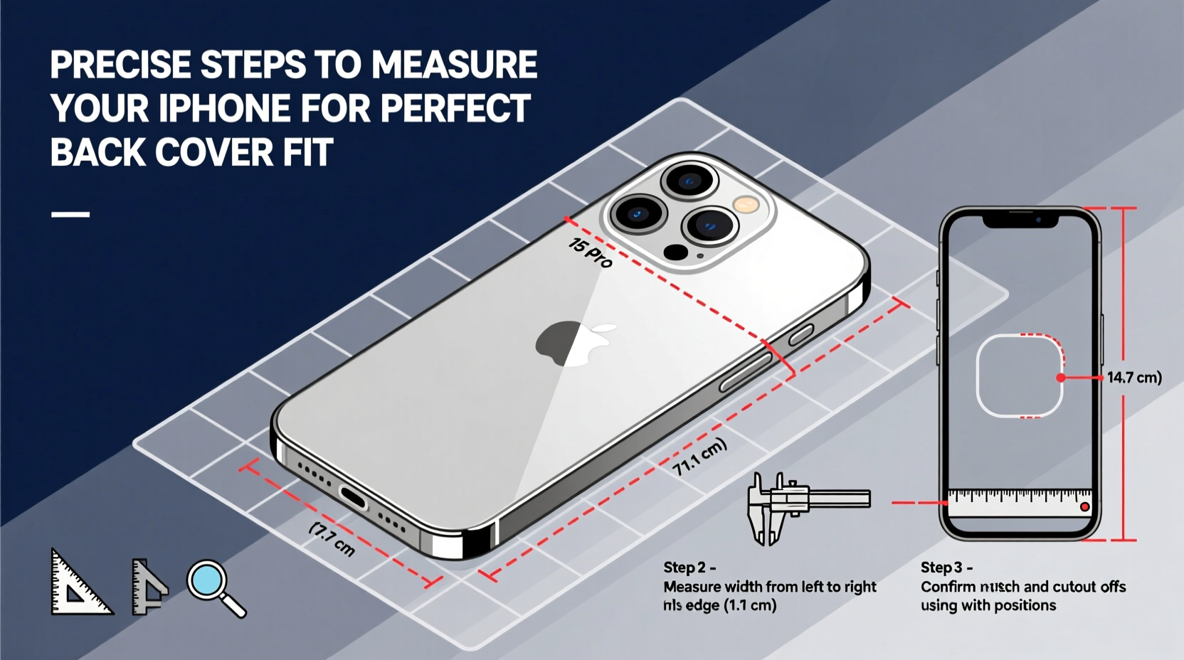 precise steps to measure your iphone for the perfect back cover fit